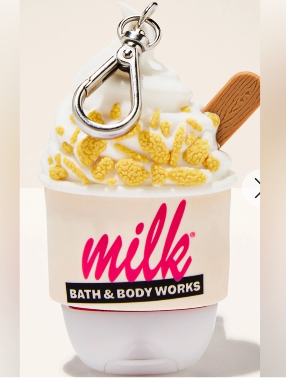 Bath & Body Works Milk Soft Serve Sanitizer Case